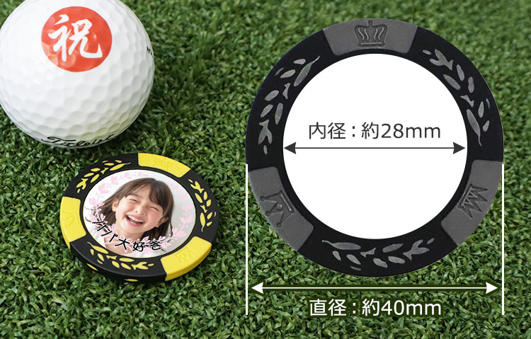 �L���O���[���ł��͂�����킩��A���a40mm�̃J�W�m�`�b�v�S���t�}�[�J�[