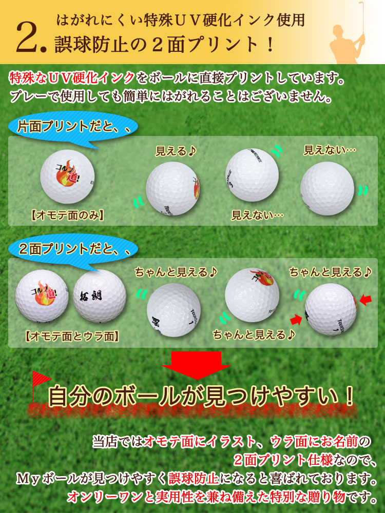 名入れ ゴルフボール 十二支デザイン ボール6個 キーホルダーセット 名入れ ゴルフボール 十二支デザイン ボール6個 キーホルダーセット