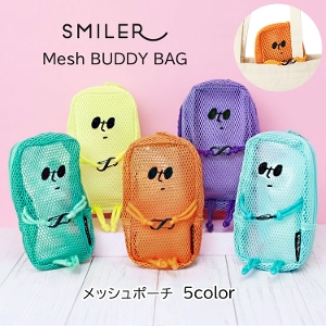 �������������y SMILER MESH BADDY BAG �i�P�i�j �X�}�C���[ ���b�V���o�f�B�o�b�O �|�[�`�z �|�[�` �~�j�|�[�` �J���r�i�t�� ������� ���킢�� ���� �j�� �v���[���g ���f�B�[�X �����Y �S���t�D�� �S���t�p�i �L�����N�^�[ NEW26